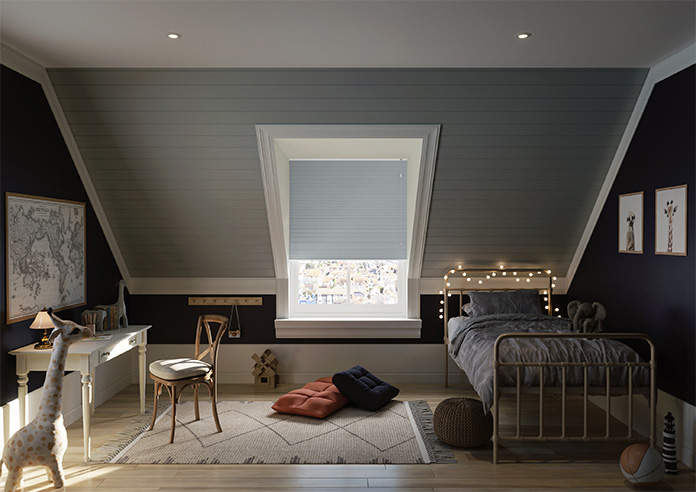 Celeste (Blackout), Tin - Pleated Blind - Image 8
